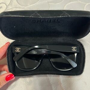 Chanel Butterfly Black Sunglasses